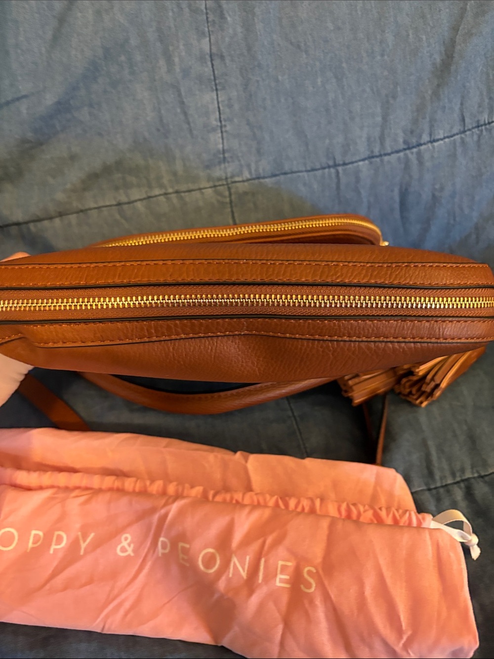 Poppy and Peonies Crossbody - Picture 5 of 8